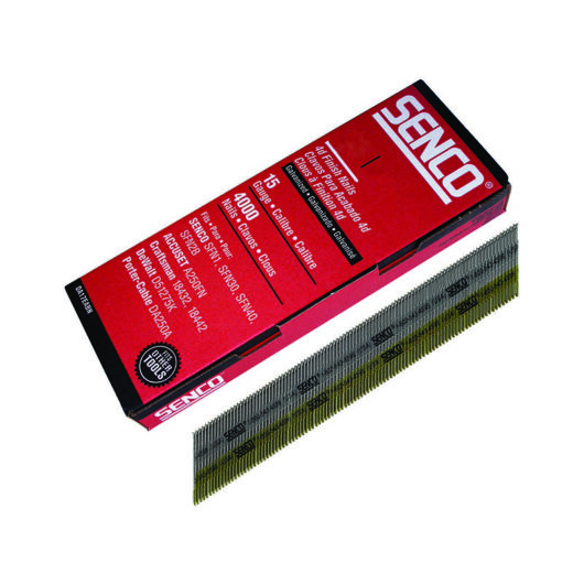 Chisel Smooth Brad Nails Galvanised 15G x 44mm (Pack 4000) SENDA19EAB - Senco