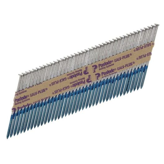 Paslode 2.8 x 63mm IM360 Ring Nails Galv-Plus® Finish Box of 3300 + 3 Fuel Cells PAS141071